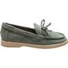 Suede Formal Dress Shoes, Olive - Slip Ons - 2