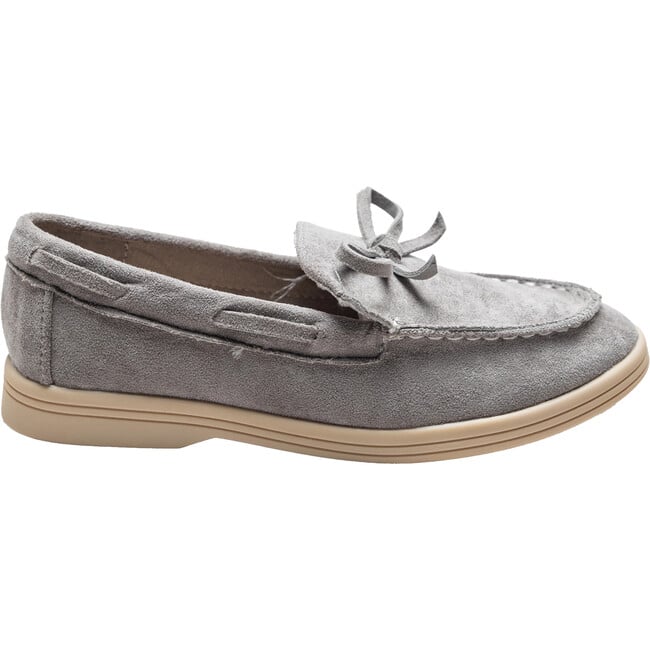 Suede Formal Dress Shoes, Gray - Slip Ons - 2