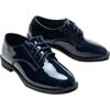 Oxford Laced Dress Shoes, Navy - Dress Shoes - 1 - thumbnail