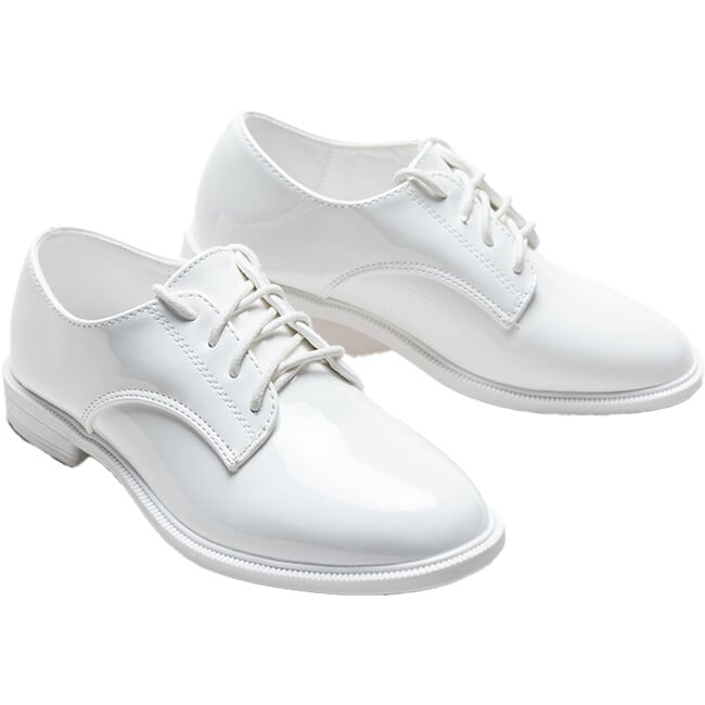 Oxford Laced Dress Shoes, White