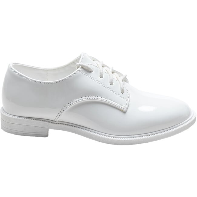 Oxford Laced Dress Shoes, White - Dress Shoes - 2