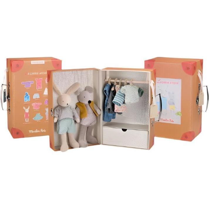Suitcase - Rabbit & Mouse Wardrobe - Plush - 1