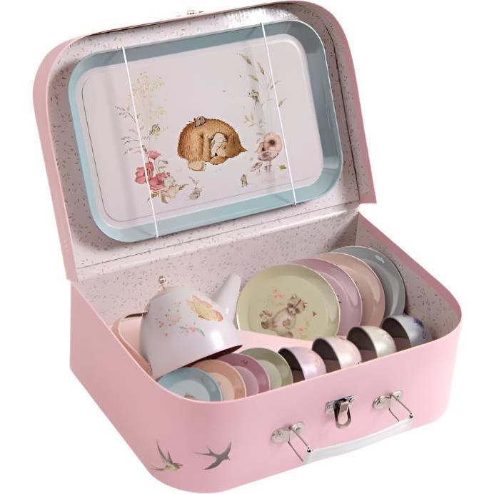 Suitcase - Tea Party Metal Set The Rosalies - Developmental Toys - 1