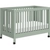 Maki Full-Size Portable Folding Crib, Light Sage - Cribs - 1 - thumbnail