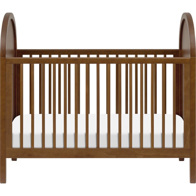 Bondi Cane 3-in-1 Convertible Crib in Natural Walnut with Natural Cane - Cribs - 2