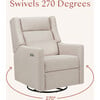 Kiwi Plus Power Recliner and Swivel Glider, Performance Beach Eco-Weave - Glider - 7