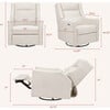 Kiwi Plus Power Recliner and Swivel Glider, Performance Cream Eco-Weave - Glider - 8