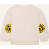 Recycled Cotton Lion Baby Sweatshirt, Natural - Sweatshirts - 1 - thumbnail