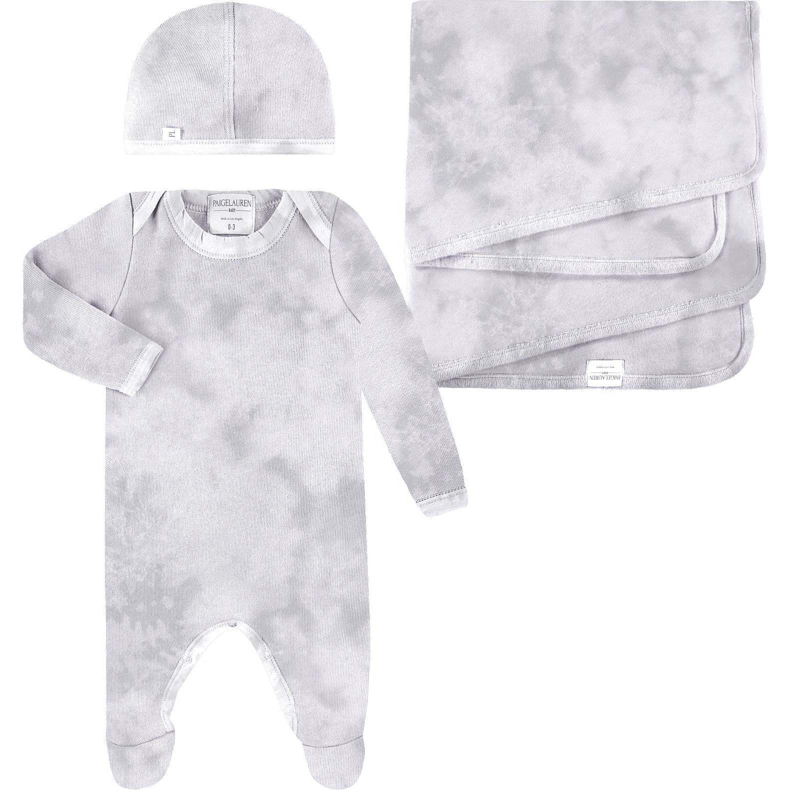 Welcome Home Eco-Marble Hacci 3 pc Sets, Light Gray - Mixed Apparel Set - 1