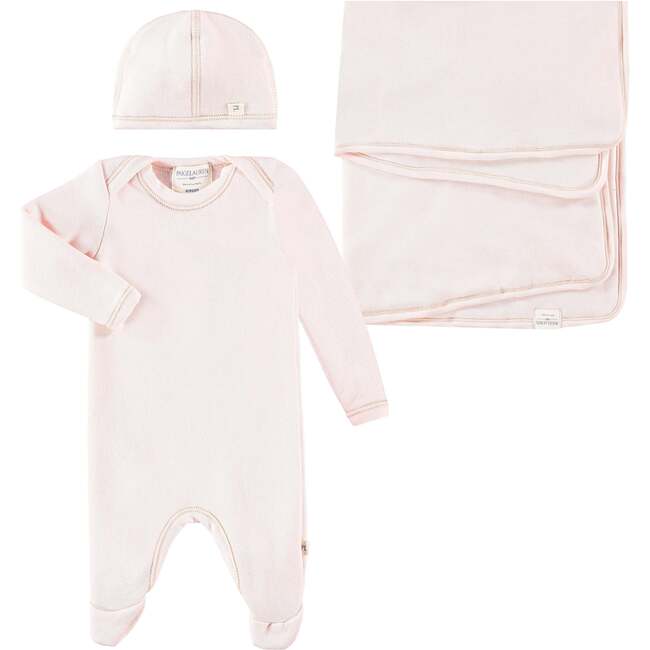 Welcome Home Eco-Fleece 3 pc Sets, Light Pink