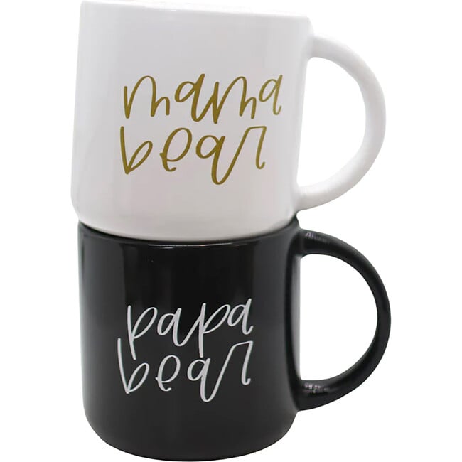 Mama Bear + Papa Bear Mug Set