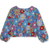 Floral French Terry Pullover Sweatshirt, Multi - Sweatshirts - 1 - thumbnail