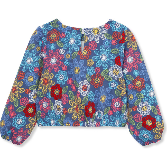 Floral French Terry Pullover Sweatshirt, Multi - Sweatshirts - 2