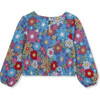 Floral French Terry Pullover Sweatshirt, Multi - Sweatshirts - 2