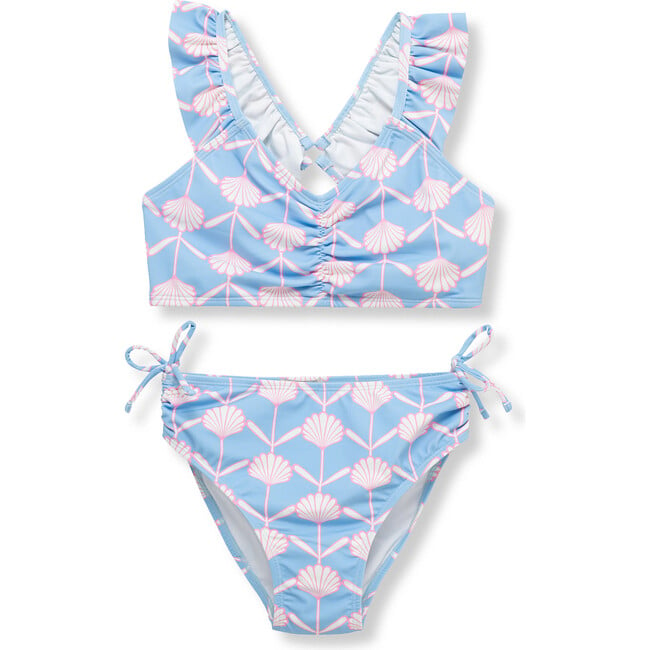 Seashell Two-Piece Swimsuit, Print