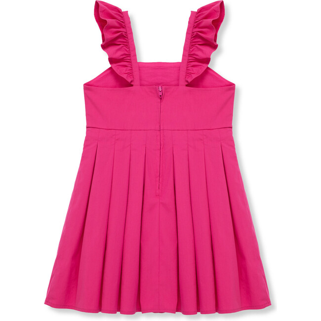 Rosette Dress, Pink - Dresses - 2