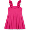 Rosette Dress, Pink - Dresses - 2