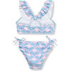 Seashell Two-Piece Swimsuit, Print - Two Pieces - 3