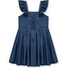 Rosette Dress, Indigo - Dresses - 2