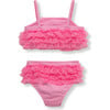 Infant Mesh Ruffle Two-Piece Swimsuit, Pink - Two Pieces - 3