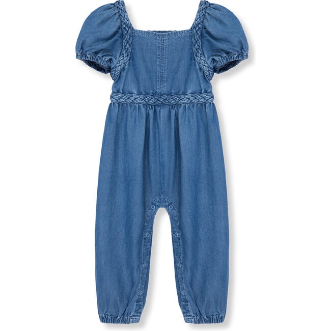 Infant Braided  Jumpsuit, Indigo