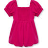 Infant Bow Front Romper, Pink - Rompers - 2