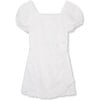 Eyelet Wrap Romper, White - Rompers - 1 - thumbnail