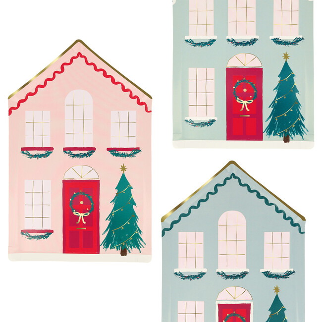 Festive House Plates - Party - 1