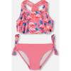 Two-Piece Swimsuit, Candy Pink And Pink Flamingo - Two Pieces - 1 - thumbnail
