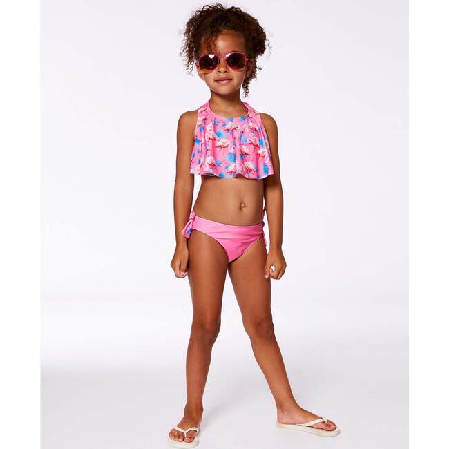 Two-Piece Swimsuit, Candy Pink And Pink Flamingo - Two Pieces - 4