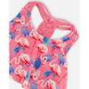 Two-Piece Swimsuit, Candy Pink And Pink Flamingo - Two Pieces - 6