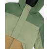 Two-Piece Mid-Season Outerwear Set, Pale Green, Sage, Tan, And Gray - Raincoats - 4