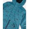 Two-Piece Mid-Season Outerwear Set, Blue And Gray - Raincoats - 4