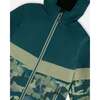 Two-Piece Mid-Season Outerwear Set, Forest Green With Black Pines - Raincoats - 7