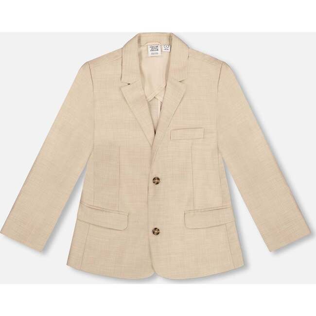 Two Button Blazer, Light Taupe