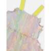 Tiered Mesh Dress, Multicolored With Butterflies - Dresses - 6