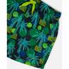 Swim Trunks, Green Jungle On Black - Swim Trunks - 5