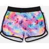 Swim Shorts, Butterflies On Multicolored And Black Background - Swim Trunks - 1 - thumbnail