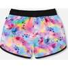 Swim Shorts, Butterflies On Multicolored And Black Background - Swim Trunks - 3