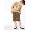 Stretch Twill Short, Dark Olive Green - Shorts - 3