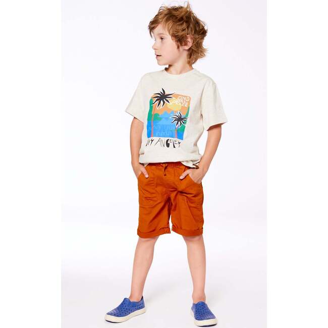 Stretch Twill Short, Vibrant Orange - Shorts - 3