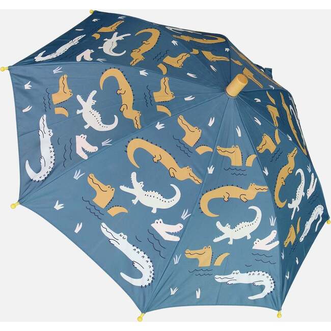 Umbrella, Blue With Crocodile