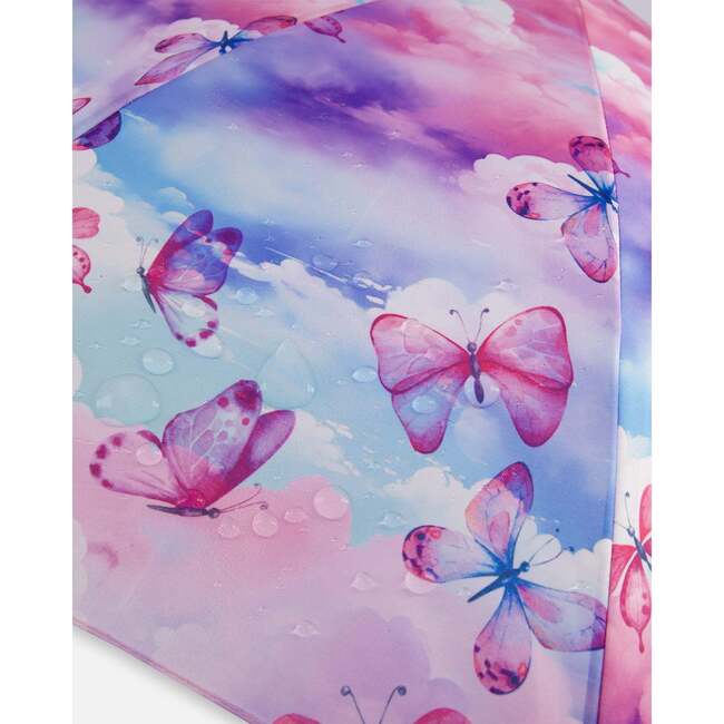 Umbrella, Butterflies On Multicolored Background - Umbrellas - 5