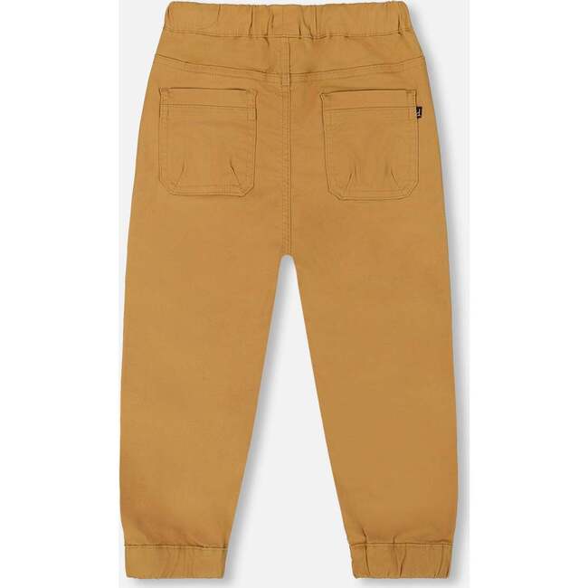 Stretch Twill Jogger Pant, Tan - Pants - 3