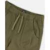 Stretch Twill Jogger Pant, Dark Olive Green - Pants - 4