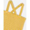 Smocked Tank Top, Pale Yellow And White - T-Shirts - 4