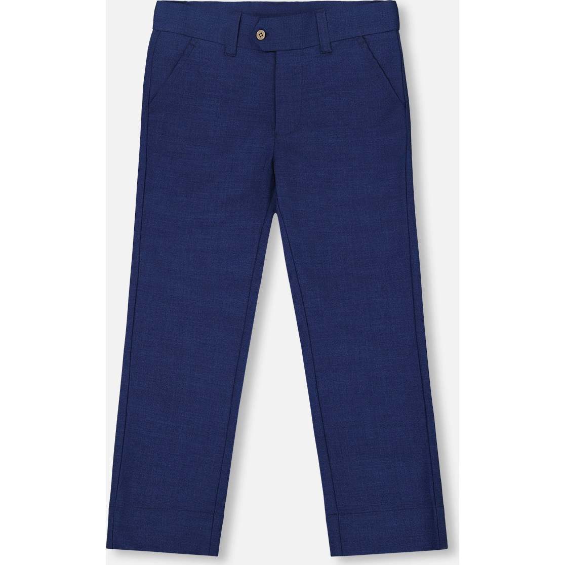 Slant Pocket Pants, Navy Blue - Pants - 1