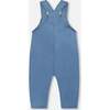 Sleeveless Denim Overalls, Jeans Blue - Overalls - 4