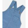 Sleeveless Denim Overalls, Jeans Blue - Overalls - 5