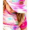 Short Sleeve Mesh Beach Dress, Multicolored - Dresses - 3